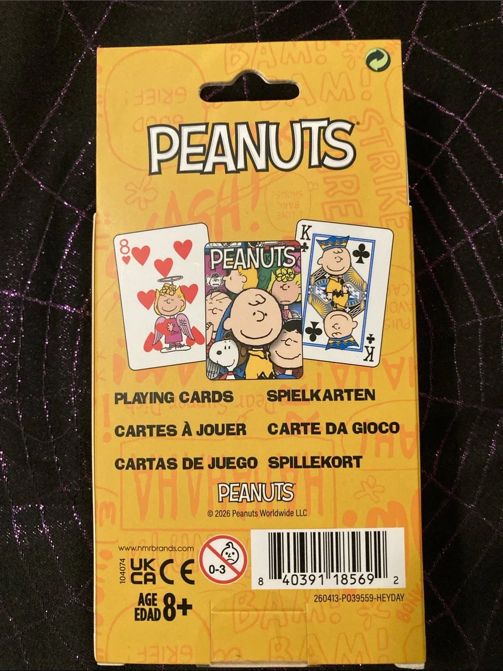 Playing Cards With Tin Peanuts Snoopy The Whole Gang